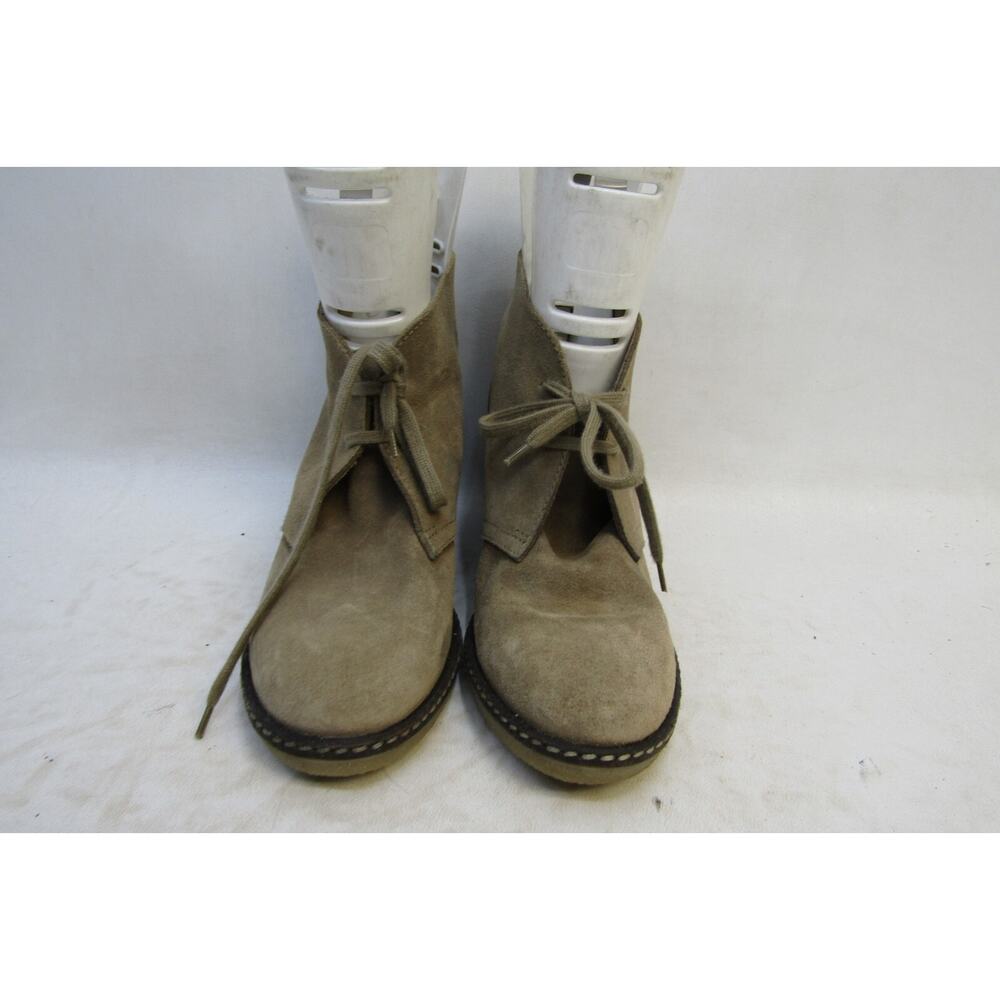 J Crew Womens Size 8 M Brown Suede Wedge Fashion Ankle Boots Bootie - Picture 5 of 11